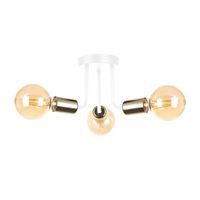 Lampa sufitowa 3xE27 LUNA WHITE/GOLD