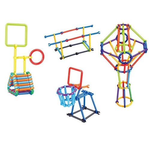 Klocki Małych Geniuszy - Patyki 869 elementów na Arena.pl