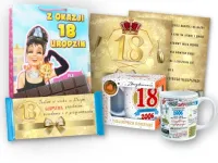 Pamiątkowy ZESTAW dla Dziewczyny Niej na 18 urodziny PREZENT ROCZNIK 2006
