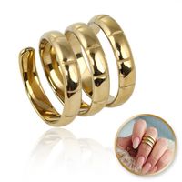 Pierścionek Stal Chirurgiczna Platerowana Złotem, Spirala Pst944, Rozmiar