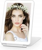 LUSTERKO KOSMETYCZNE PODŚWIETLANE LED DO MAKIJAŻU SKŁADANE PODRÓŻNE