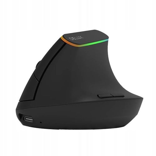 Bezprzewodowa Mysz Pionowa Delux M618db Bluetooth 2.4g 4000dpi Rgb na Arena.pl