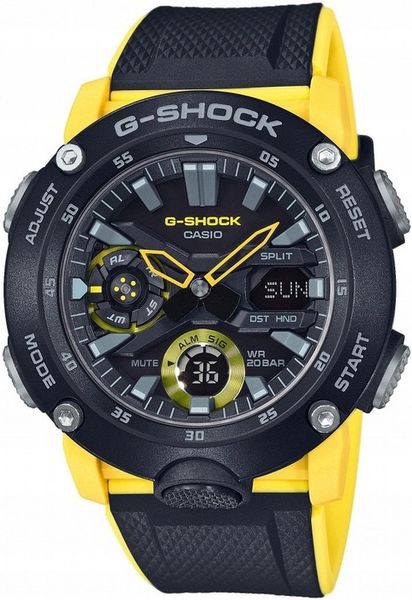 Zegarek Casio G-SHOCK Carbon Core Guard Casio-GA-2000-1A9ER zdjęcie 2