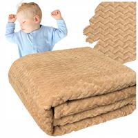 KOC CIEPŁY NARZUTA NA ŁÓŻKO MIŁY PREZENT NA ŚWIĘTA PLED 200X220 CM BEŻOWY