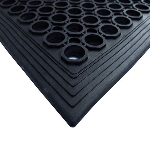 Wycieraczka ażurowa gruba mata wejściowa z perforowanej gumy 60x90 na Arena.pl