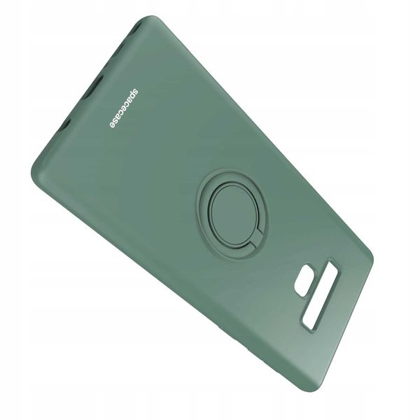 Spacecase Silicone Ring Galaxy Note 9 Dark Green zdjęcie 6