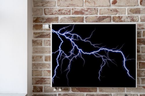 Magnetyczna MATA Na Kaloryfer Piorun Abstrakcja 100cm x 60cm na Arena.pl
