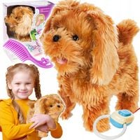 ZABAWKA DLA DZIECI PIESEK INTERAKTYWNY NA SMYCZY PIES CHODZI SZCZEKA PUDEL