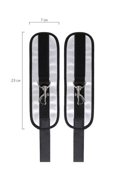 Anonymo Hand Clamps, Polyester, Silver, 23 Cm zdjęcie 5