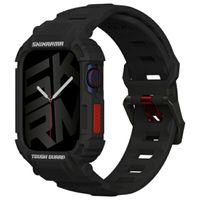 skinarma pasek+etui mecha 2in1 apple     watch 45/44mm czarny/black
