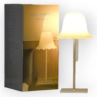 Lampka nocna LED bezprzewodowa USB C vintage