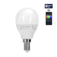 Żarówka LED Bluetooth MESH G45 E14 6,5W RGB+CCT energooszczędna do salonu