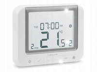 BEZPRZEWODOWY NATYNKOWY ELEKTRONICZNY REGULATOR TERMOSTAT SALUS RT520RF