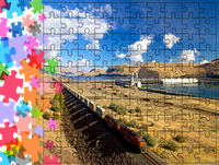 Puzzle tradycyjne Pociągi - Train