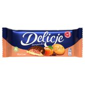 Delicje Biszkopty z galaretką morelową oblewane czekoladą 147 g
