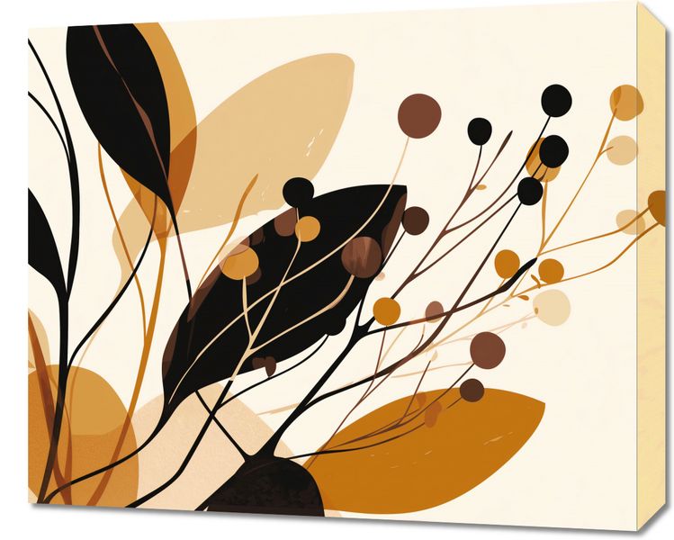 Obraz 60x50cm Jesienne Sylwety zdjęcie 1