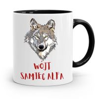 Dla Wójta Kubek Czarny Wójt Samiec Alfa Prezent Z Nadrukiem Ze Zdjęciem