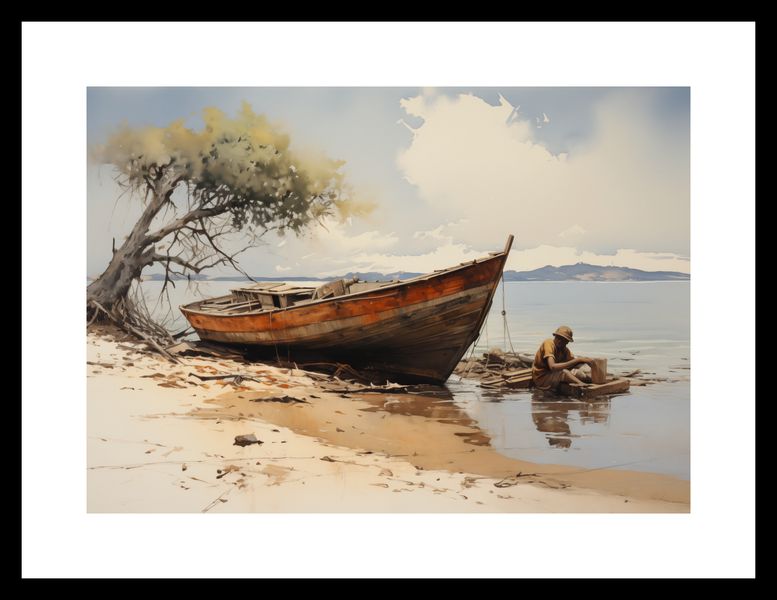Plakat 29,7x21cm Spokój Przybrzeża zdjęcie 3