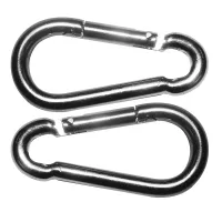 sportsheets edge carabiners - wytrzymałe klamry metalowe (2 szt.)