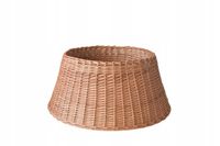 OSŁONA NA STOJAK POD CHIONKĘ WIKLINOWA FI 80 cm , KOSZ POD CHOINKĘ NATURAL