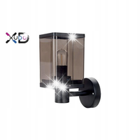 KINKIET LAMPA ŚCIENNA OGRODOWA LVT XD-QA131B IP44 CZARNY / DYMIONY