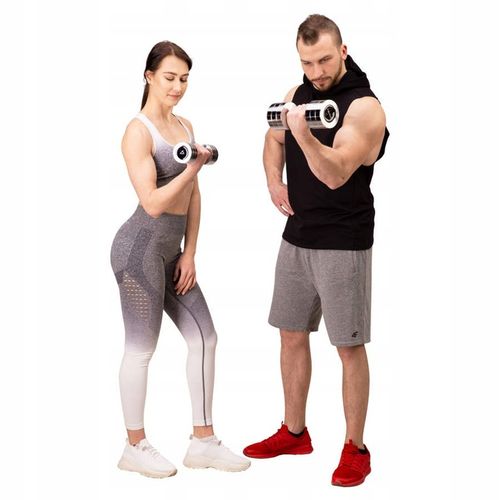 HMS Zestaw Hantle Hantelki Chromowane Do Ćwiczeń Treningu Siłowego 2x2 kg na Arena.pl