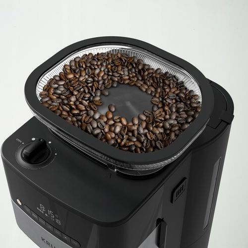 Ekspres przelewowy z wbudowanym młynkiem żarnowo-stalowy KRUPS KM8328 na Arena.pl