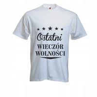 KOSZULKA t-shirt na wieczór KAWALERSKI z nadrukiem