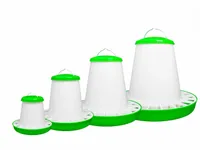 Karmnik zasypowy 1 kg + poidło 1,5 l drób