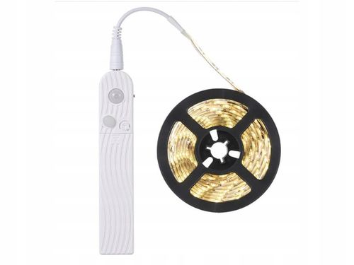 TAŚMA LED MONO 2M Z CZUJNIKIEM RUCHU NA BATERIE na Arena.pl