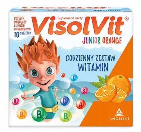 Visolvit Junior Orange, granulat, 10 saszetek zdjęcie 1