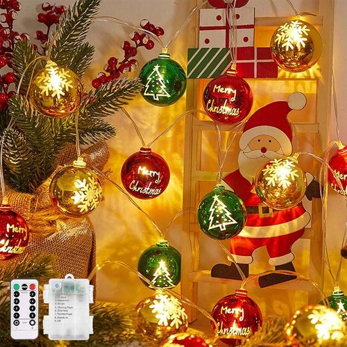 Łańcuch Girlanda Świetlna 20Led Na Boże Narodzenie Na Baterie4.1 m z pilot na Arena.pl