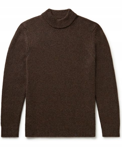 NN.07 Nick 6367 Sweater BRĄZOWY M zdjęcie 3