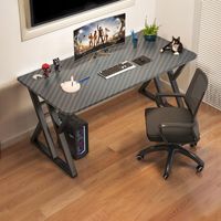 BIURKO GAMINGOWE CZARNE NOWOCZESNE DLA GRACZA STÓŁ SOLIDNE LOFT 120 CM