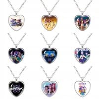 NASZYJNIKÓW ZAWIESZKI 2szt. ZESTAW Pudełko prezentowe - KPOP DEMON HUNTERS