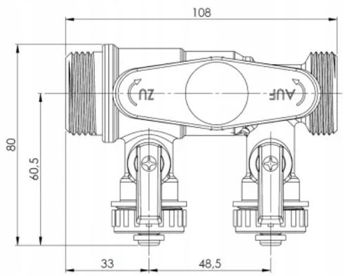 AFRISO Zawór do napełniania i płukania instalacji AFC armatura 1" na Arena.pl