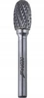 DEDRA FREZ TRZPIENIOWY OWALNY E12x20mm TRZPIEŃ 6MM DO METALU DEDRA 07F644