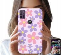 ETUI DO MOTOROLA MOTO G10 POWER - KOLOROWE STOKROTKI, STOKROTKA, KWIATKI