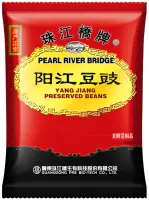 Fermentowana czarna fasola sojowa (Douchi) 250g - Pearl River Bridge