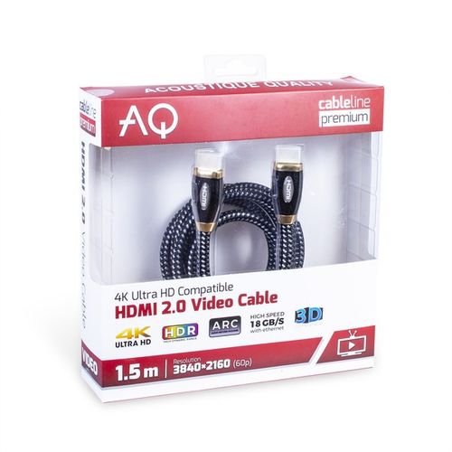 PRZEWÓD HDMI 2.0 AQ PREMIUM PV10015 DŁUGOŚĆ 1,5 M, XPV10015 na Arena.pl