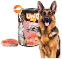 Mokra karma dla psa z łososia ROYAL SALMON 375g UNIQ PETS