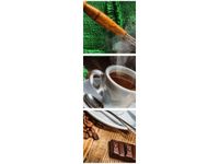 90X30CM KAWA NATURALNA TRÓJ OBRAZ DRUK