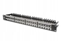 Patch panel pusty DIGITUS 19" 48 port 1U do modułów keystone (RAL 9005
