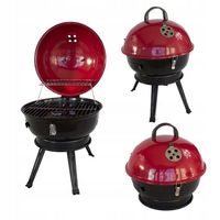 Grill okrągły, węglowy. Kompaktowy POKRYWA GW0114