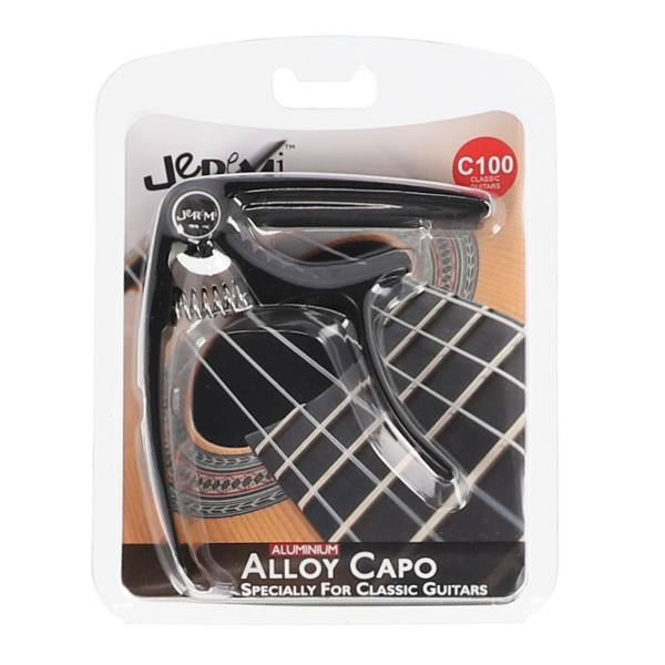 Kapodaster gitara klasyczna JEREMI C100 Czarny zdjęcie 4