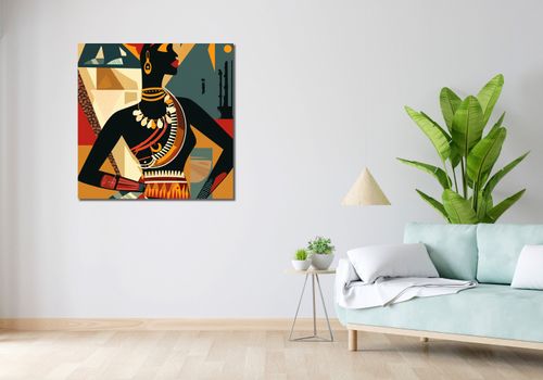 Obraz 90x90cm Afrykańska Mozaika na Arena.pl