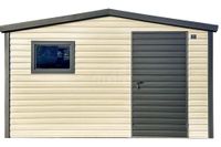 Schowek - domek ogrodowy 4x2m - drzwi okno dach TS1232