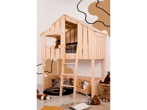 Łóżko piętrowe TED A 90x190 sosna na Arena.pl