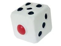 KOSTKA DO GRY SILIKONOWA 6X6X6CM (12SZT)