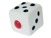 KOSTKA DO GRY SILIKONOWA 6X6X6CM (12SZT)